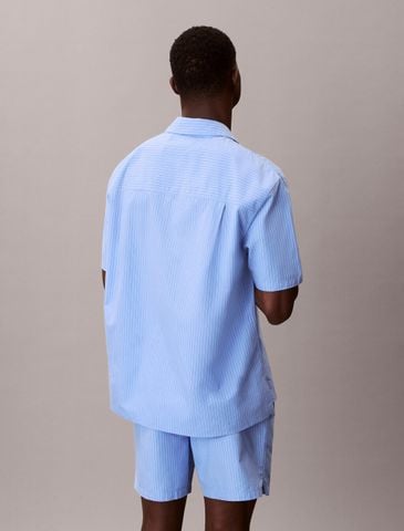 Calvin Klein - Áo Ngủ Nam Cotton Crest Logo Pyjama Top