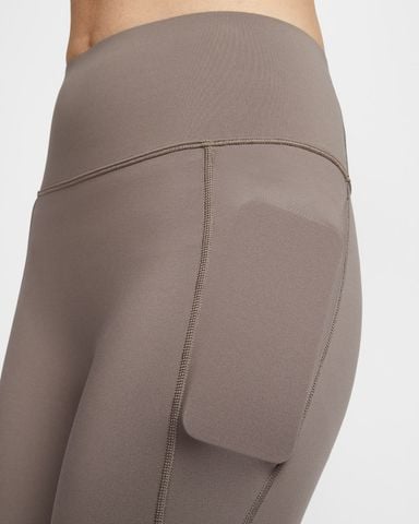 Nike - Quần dài thể thao ống bó Nữ Universa Women's High-Waisted 7/8 Leggings with No Front Seam - 4