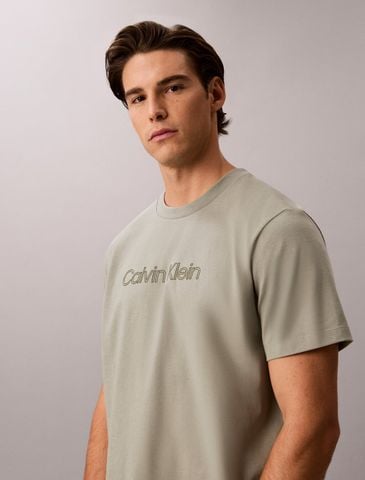Calvin Klein - Áo Thun Tay Ngắn Nam Relaxed Logo T-Shirt