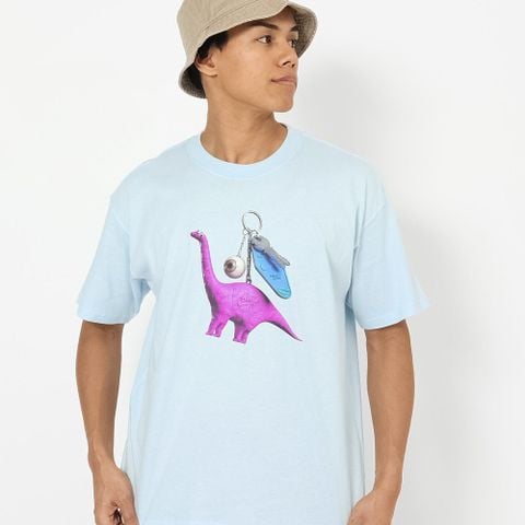Nike - Áo Tay Ngắn Thể Thao Nam Nữ Action Outdoor Nike Skateboarding T-shirt Loose Dino Keychain