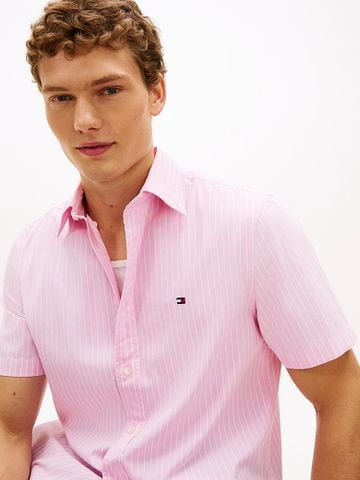 Tommy Hilfiger - Áo Sơ Mi Nam TH Flex Regular Fit Short Sleeve Shirt