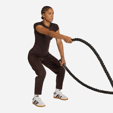Adidas - Áo Tay Ngắn Thể Thao Nữ Primelift Essentials Workout Contour