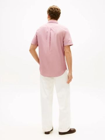 Tommy Hilfiger - Áo Sơ Mi Nam Tay Ngắn Regular Fit Houndstooth Short Sleeve Shirt