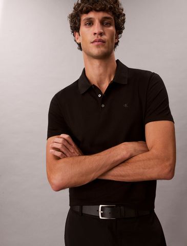 Calvin Klein - Áo Thun Có Cổ Nam Stretch Cotton Slim Polo