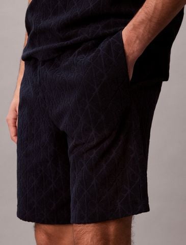 Calvin Klein - Quần Ngắn Thể Thao Nam Emblem Logo Towelling Shorts