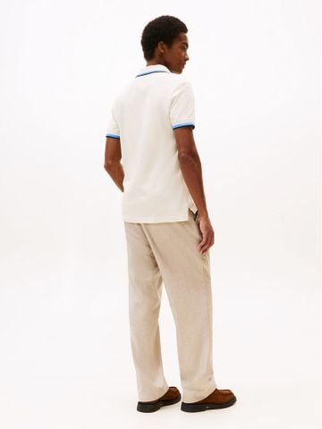 Tommy Hilfiger - Áo thun có cổ polo tay ngắn nam Cuff Interest Slim Fit Polo