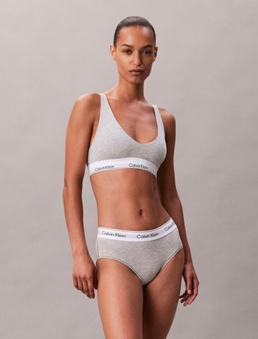 Calvin Klein - Áo lót nữ Unlined Triangle Bralette - Icon Cotton Modal