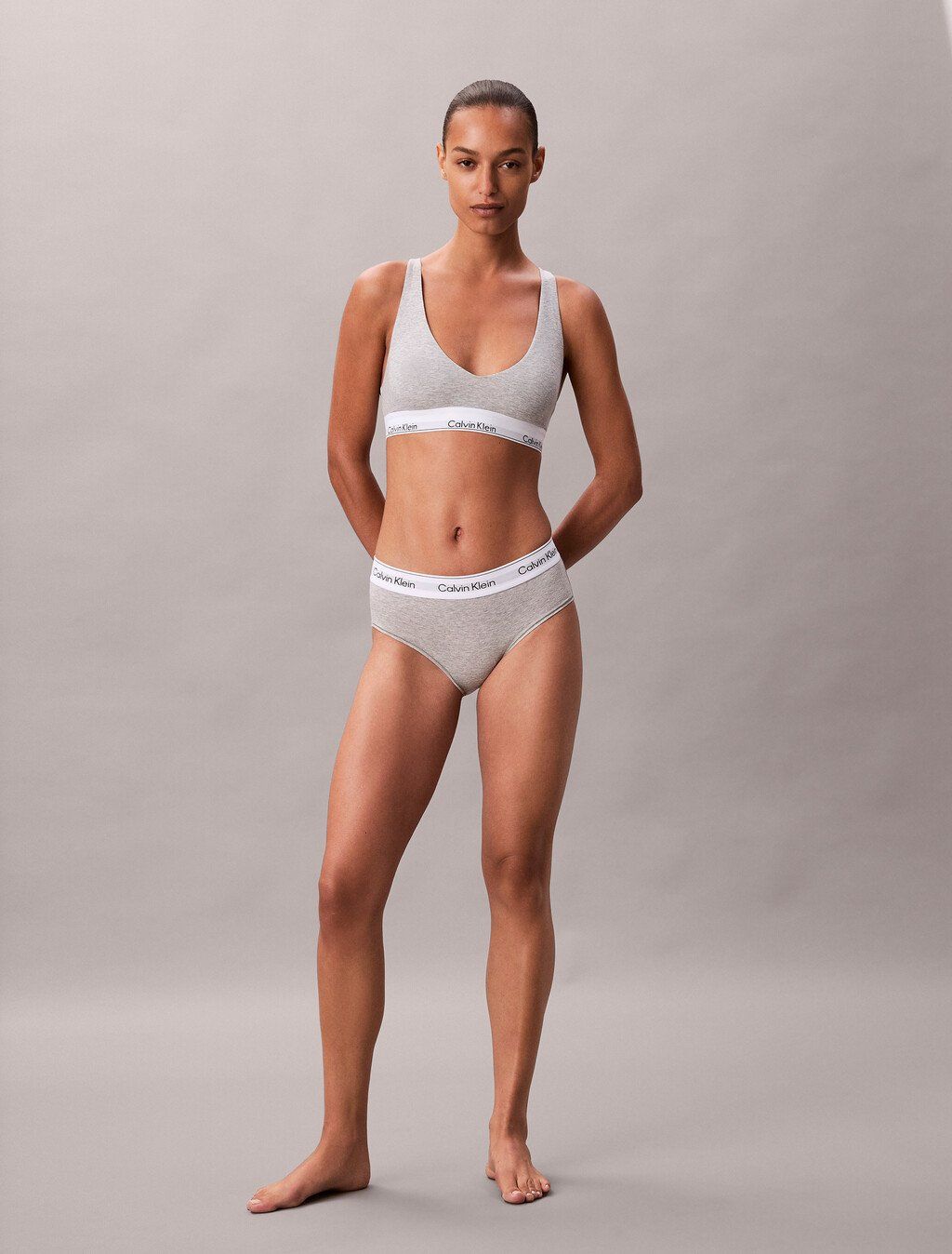 Calvin Klein - Áo lót nữ Unlined Triangle Bralette - Icon Cotton Modal