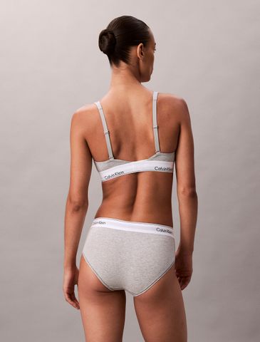 Calvin Klein - Áo lót nữ Unlined Triangle Bralette - Icon Cotton Modal