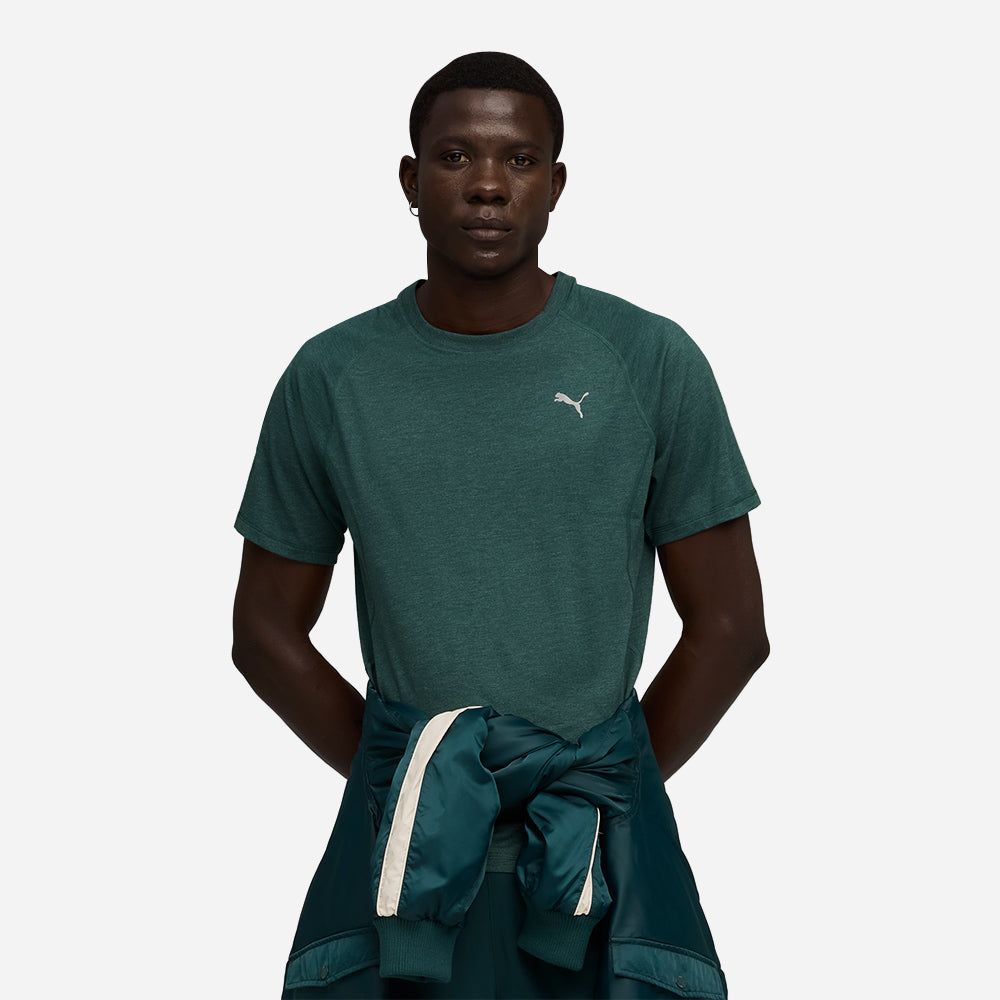 Puma - Áo thun nam Men's Puma Run Velocity (Tri-Blend) Tee