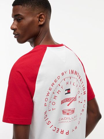 Tommy Hilfiger - Áo Thun Tay Ngắn Nam TH x Cadillac Formula 1® Team Back Graphic Raglan T-Shirt