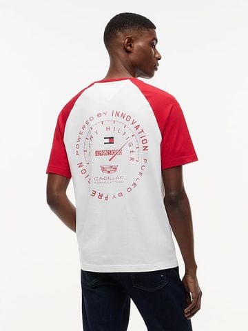 Tommy Hilfiger - Áo Thun Tay Ngắn Nam TH x Cadillac Formula 1® Team Back Graphic Raglan T-Shirt