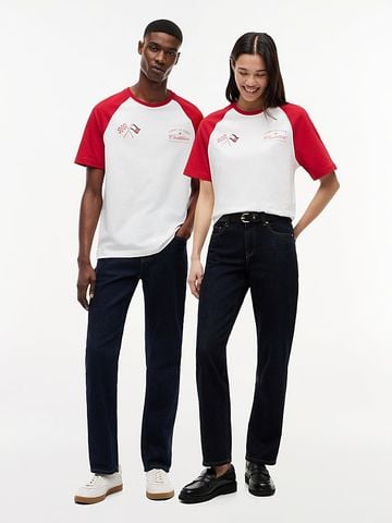 Tommy Hilfiger - Áo Thun Tay Ngắn Nam TH x Cadillac Formula 1® Team Back Graphic Raglan T-Shirt