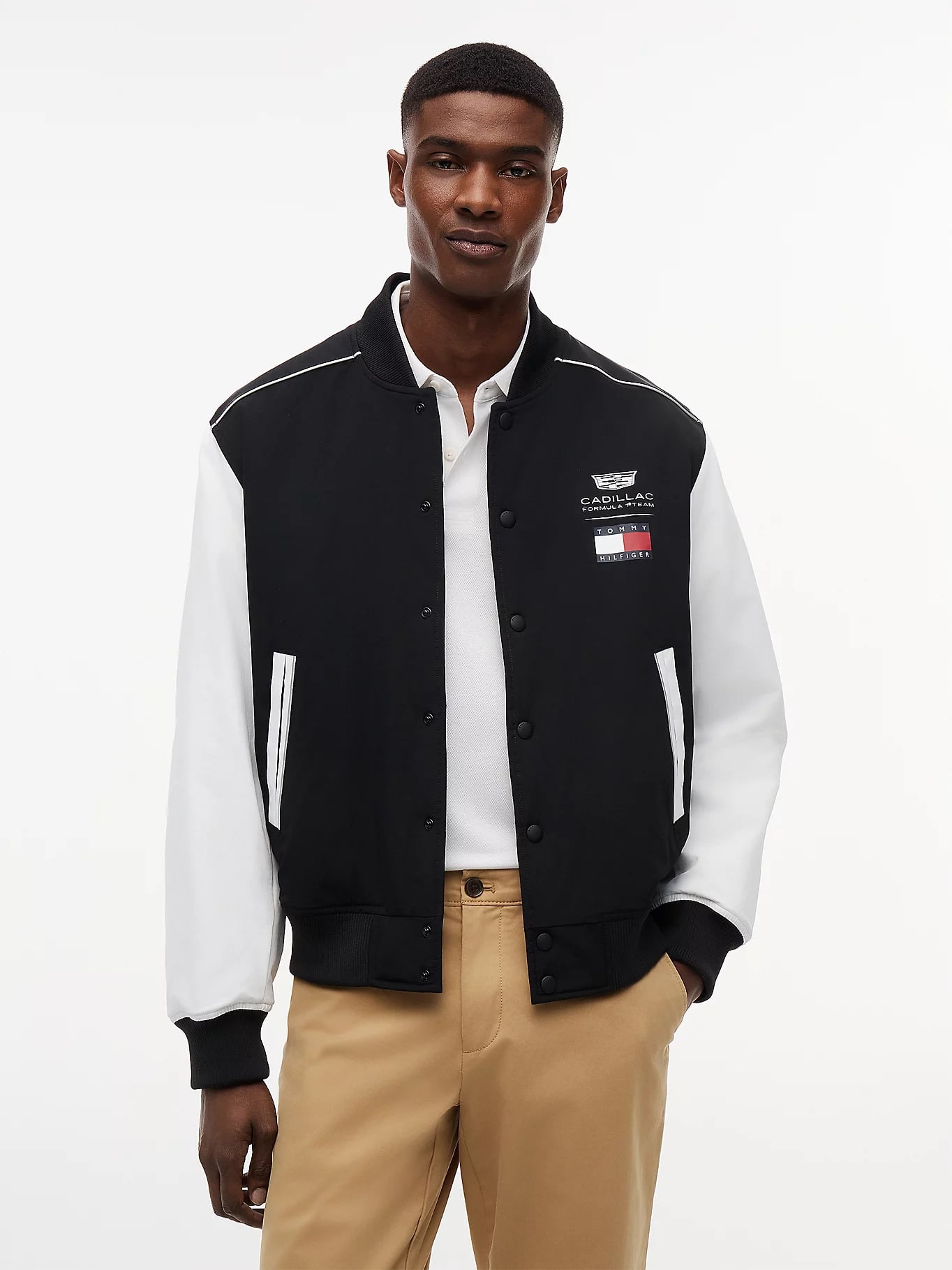 Tommy Hilfiger - Áo Khoác Bomber Nam TH x Cadillac Formula 1® Team Back Logo Varsity Jacket