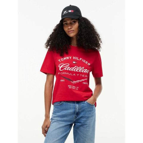 Tommy Hilfiger - Áo Thun Tay Ngắn Nam Camiseta TH x Cadillac Formula 1® Team con chevron