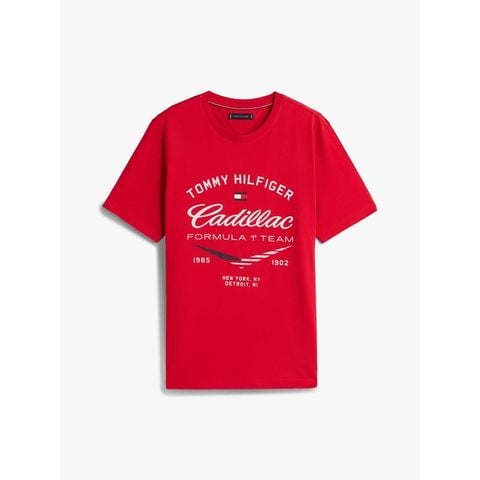 Tommy Hilfiger - Áo Thun Tay Ngắn Nam Camiseta TH x Cadillac Formula 1® Team con chevron