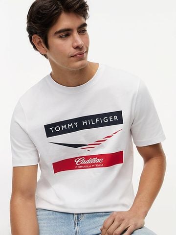 Tommy Hilfiger - Áo Thun Tay Ngắn Nam TH x Cadillac Formula 1® Team Chevron T-Shirt