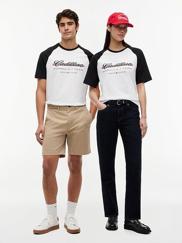 Tommy Hilfiger - Áo Thun Tay Ngắn Nam TH x Cadillac Formula 1® Team Logo Raglan T-Shirt