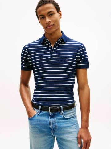 Tommy Hilfiger - Áo Polo Nam Tay Ngắn TH Premium 1985 Slim Polo