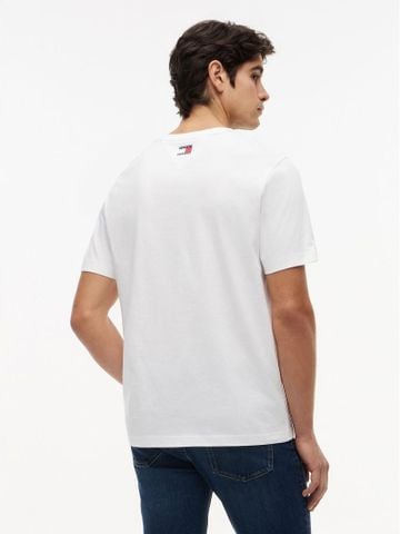 Tommy Hilfiger - Áo Thun Nam Tay Ngắn Camiseta blanca TH x Cadillac Formula 1® Team