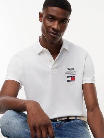Tommy Hilfiger - Áo Thun Có Cổ Nam TH x Cadillac Formula 1® Team Logo Polo Shirt