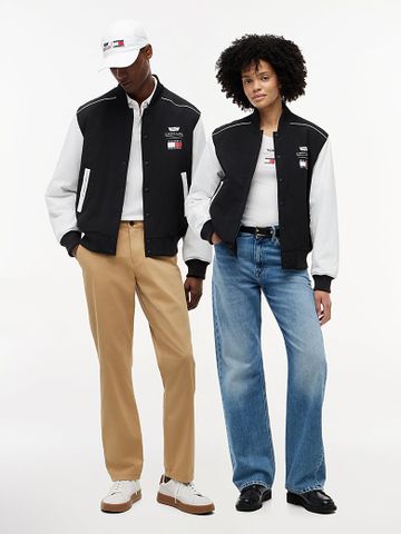 Tommy Hilfiger - Áo Khoác Bomber Nam TH x Cadillac Formula 1® Team Back Logo Varsity Jacket