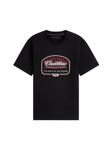 Tommy Hilfiger - Áo Thun Tay Ngắn Nam Cadillac F1 Racing Script Graphic T-Shirt - Black