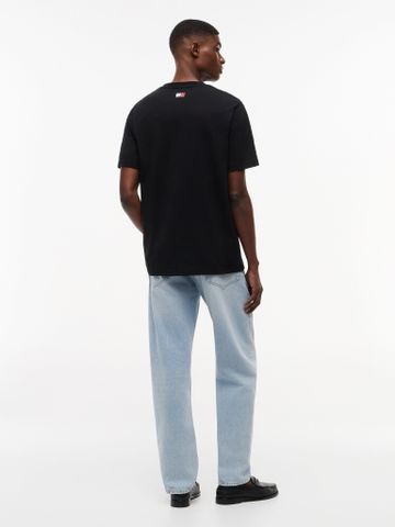 Tommy Hilfiger - Áo Thun Tay Ngắn Nam Cadillac F1 Racing Script Graphic T-Shirt - Black