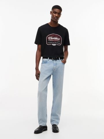 Tommy Hilfiger - Áo Thun Tay Ngắn Nam Cadillac F1 Racing Script Graphic T-Shirt - Black
