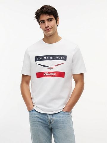 Tommy Hilfiger - Áo Thun Tay Ngắn Nam TH x Cadillac Formula 1® Team Chevron T-Shirt
