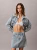 Calvin Klein - Váy Jean Nữ Denim Logo Tape Mini Skirt