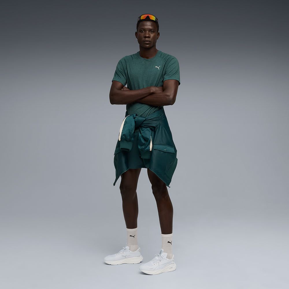 Puma - Áo thun nam Men's Puma Run Velocity (Tri-Blend) Tee