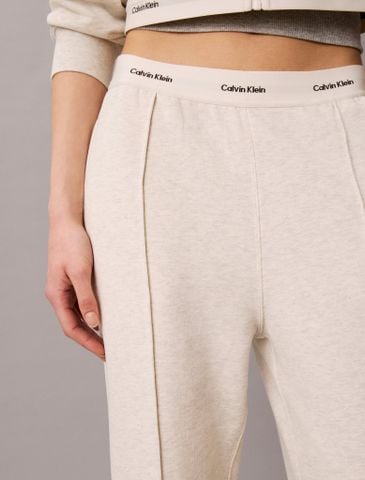 Calvin Klein - Quần Dài Thể Thao Nữ Logo Waistband Wide Leg Joggers - 4