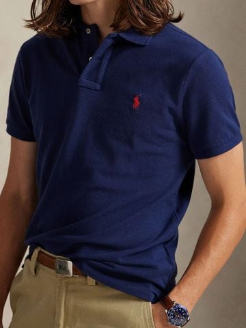 Ralph Lauren - Áo Thun Có Cổ Nam Iconic Mesh Polo Shirt