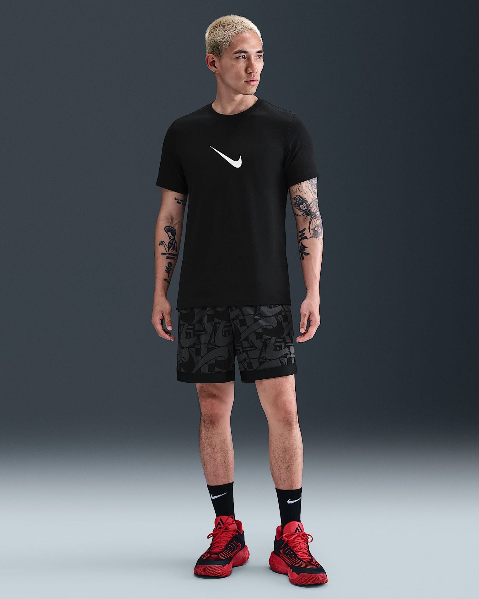 Nike - Áo thun tay ngắn thể thao Nam Giannis Men's T-Shirt