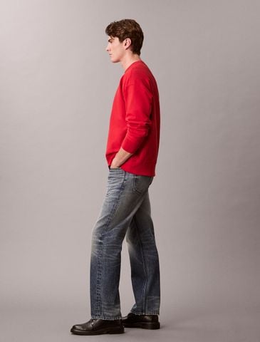Calvin Klein - Áo nỉ tay dài nam CK Premium Fleece Relaxed Sweatshirt