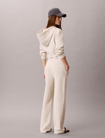 Calvin Klein - Quần Dài Thể Thao Nữ Logo Waistband Wide Leg Joggers - 2