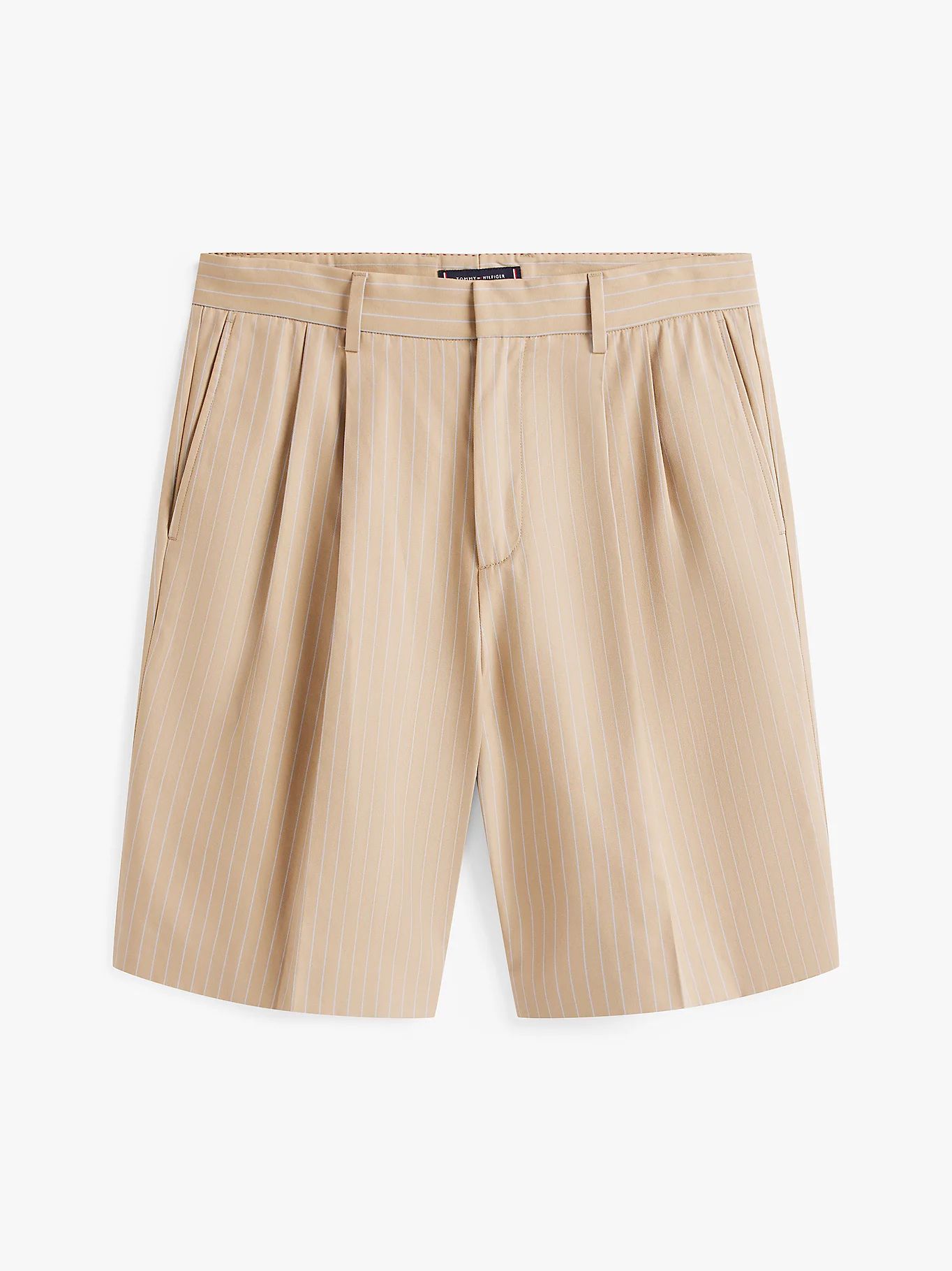 Tommy Hilfiger - Quần ngắn nam Pinstripe Pleated Shorts