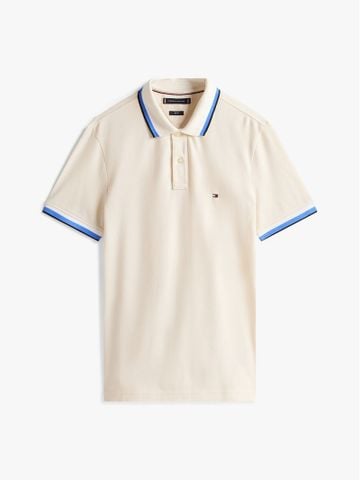 Tommy Hilfiger - Áo thun có cổ polo tay ngắn nam Cuff Interest Slim Fit Polo