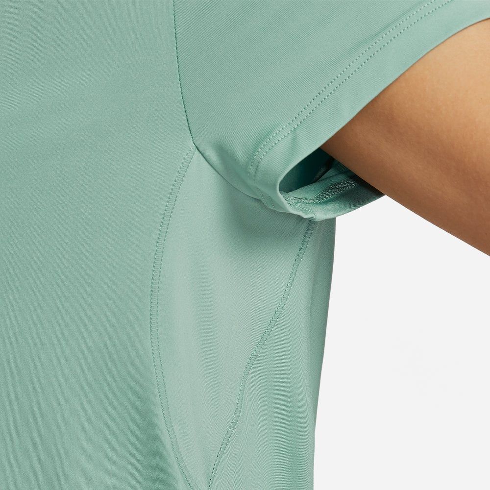 Nike - Áo thun tay ngắn tập luyện Nữ Women's Nike One Classic Dri-Fit Short-Sleeve T-Shirt - Green