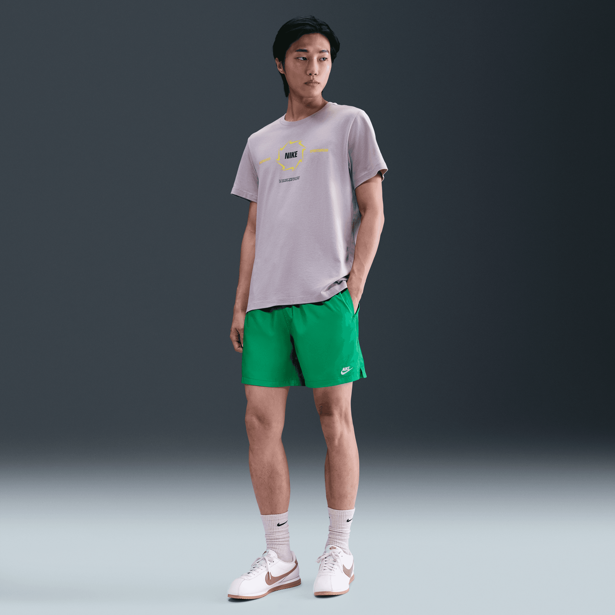 Nike - Quần ngắn thể thao Nam Nike Club Men's Woven Flow Shorts