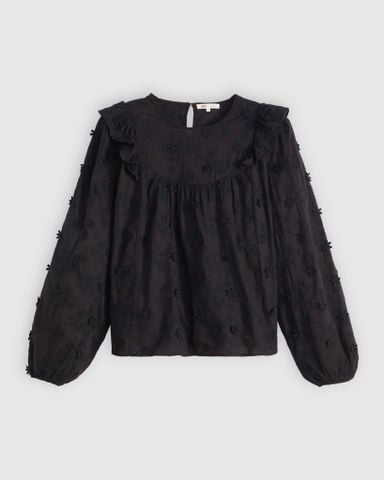Levi's - Áo thời trang tay dài nữ Women's Mallory Blouse - Anthracite Night - 4
