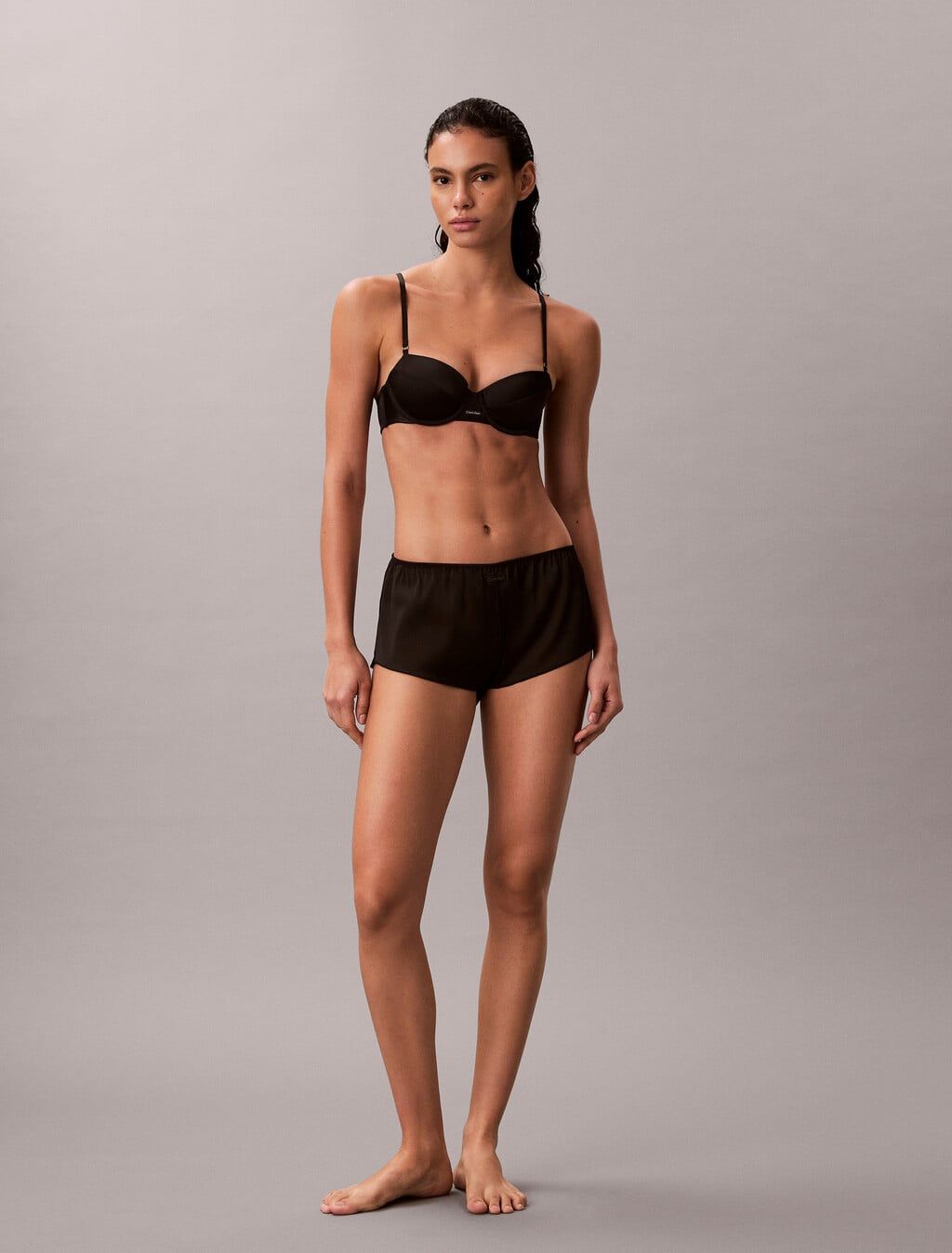 Calvin Klein - Áo ngực nữ Signature Satin Lightly Lined Demi Bra