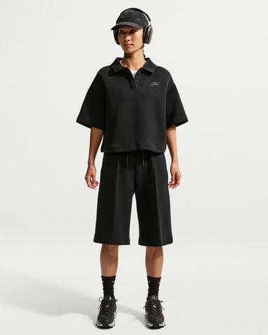 Nike - Áo Thun Có Cổ Nữ Sportswear Tech Fleece Women's Oversized Polo