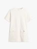 Tommy Hilfiger - Đầm Mini Nữ Gold-Tone Button Mini Shift Dress