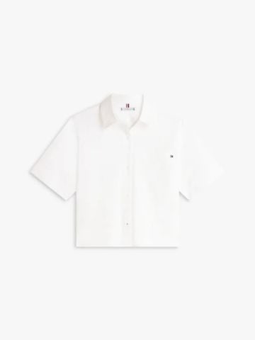 Tommy Hilfiger - Áo Sơ Mi Tay Ngắn Nữ Essential Poplin Short Sleeve Shirt