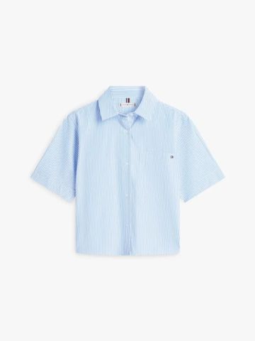 Tommy Hilfiger - Áo Sơ Mi Nữ Essential Poplin Short Sleeve Shirts
