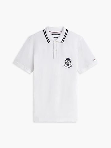 Tommy Hilfiger - Áo Thun Có Cổ Nam Regular Fit Crest Appliqué Polo Shirt