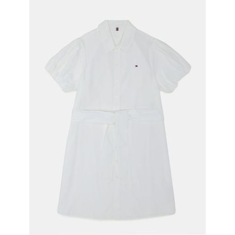 Tommy Hilfiger - Đầm nữ Classic Poplin Puff Slim Dress - 3