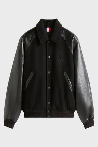 Tommy Hilfiger - Áo Khoác Bomber Nam Leather Varsity Bomber